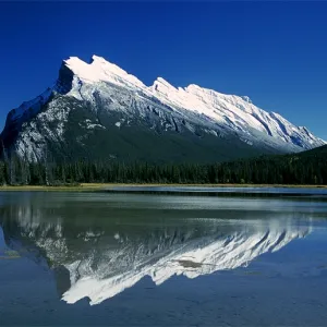 Mount Rundle Mirrored