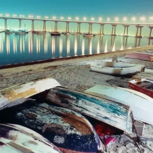 Coronado Bridge at Midnight