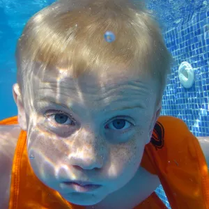 Underwater with Open Eyes