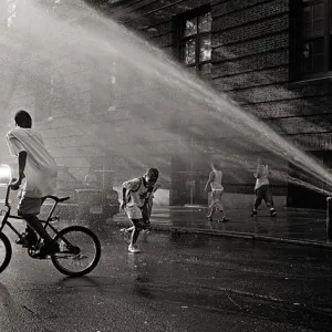 Kids and Fire Hydrant