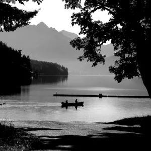 Canoeing on the Lake