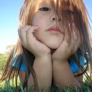 Relaxing in the Grass