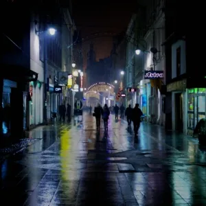 Ferhadija Street by Night