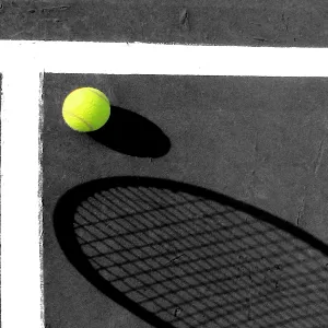 Tennis Court Shadows 