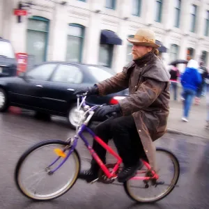 Bicycling Man