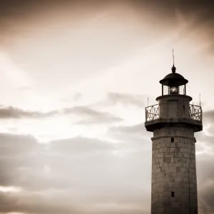 lighthouse in the sky