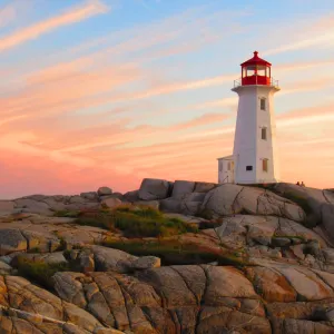 Peggy's Cove Sunset