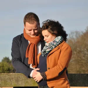 Waiting for the baby