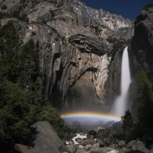 Moonbow at Yosemite Falls