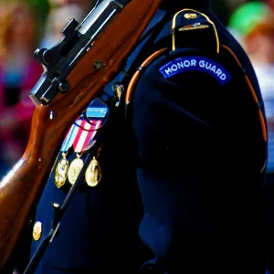 Honoring the fallen.