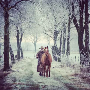 The man with the horse