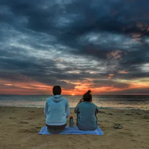 Mother Daughter Sunrise
