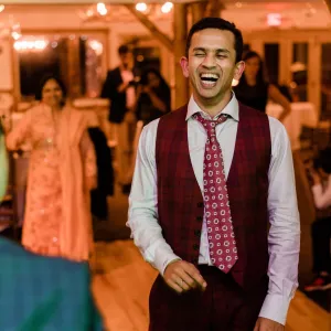 Dancing away on my Wedding day! 