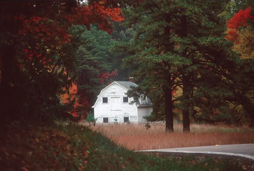 Old White Barn