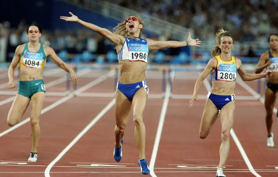 Greece 400m Hurdle Gold