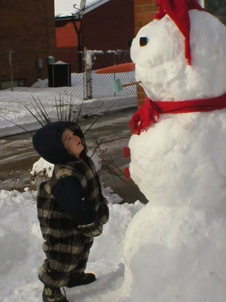 Alex's First Snowman