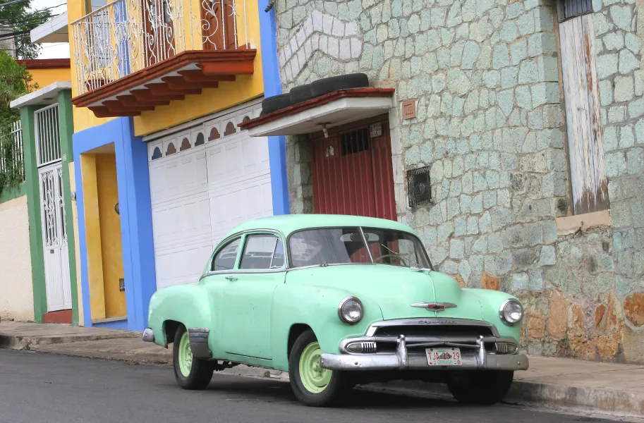 Old Car in Old Mexico