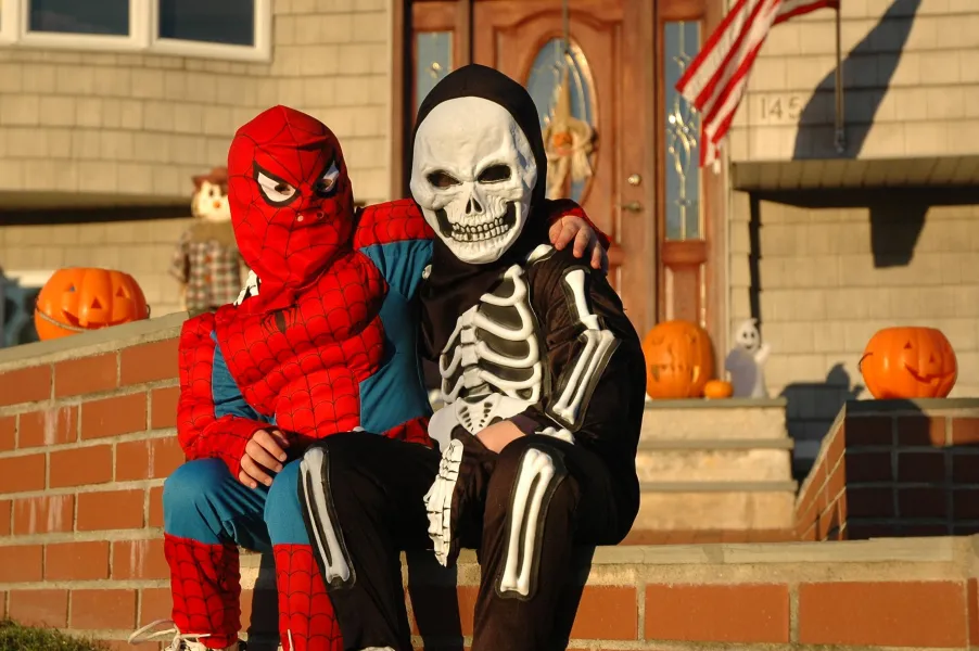 Brothers on Halloween