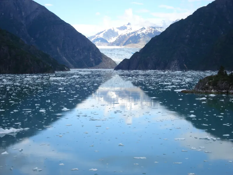 Reflection of a Glacier