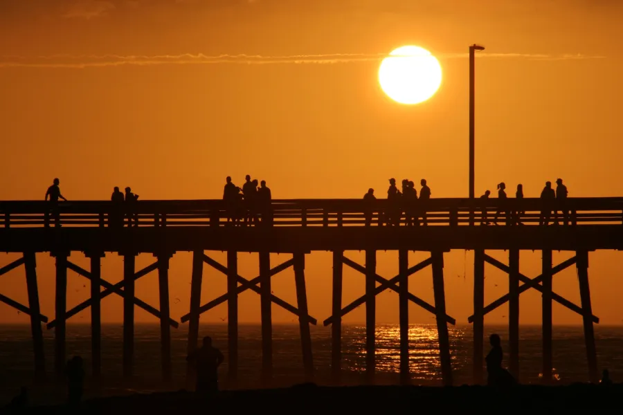 Sunset at Newport Beach