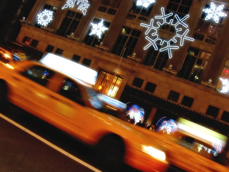 Taxi &amp; Snowflakes