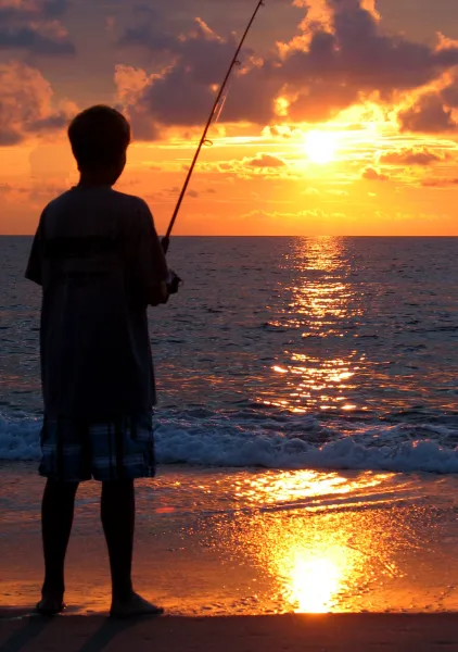 Fishing at Sunrise
