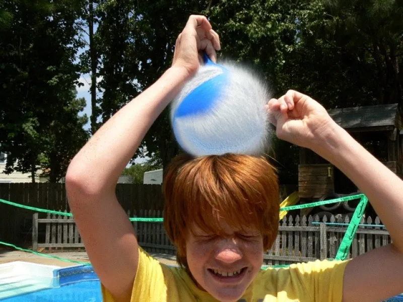Fun with water balloons