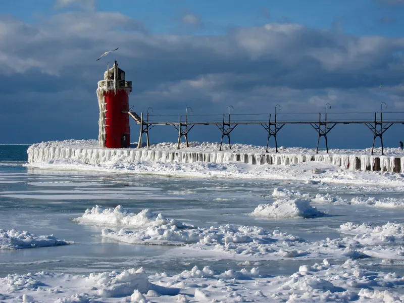 Winter Lighthouse