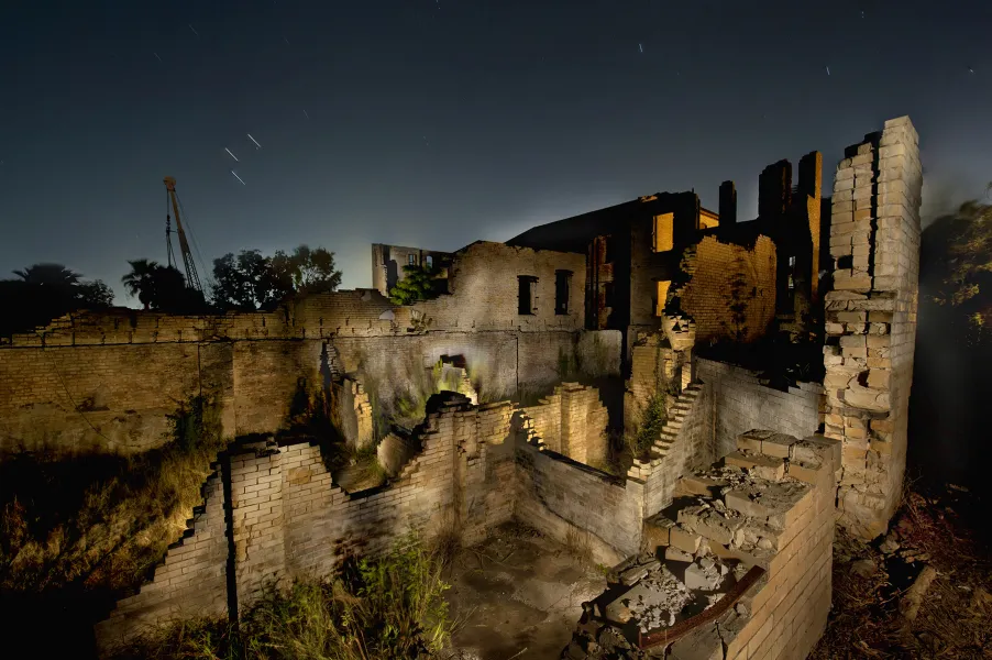 The ruins of Hot Wells