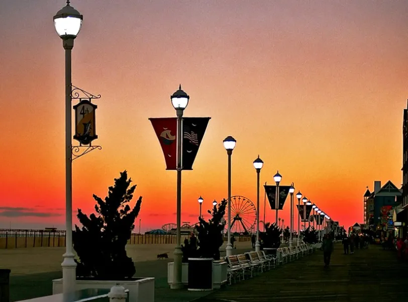 Twilight at the beach