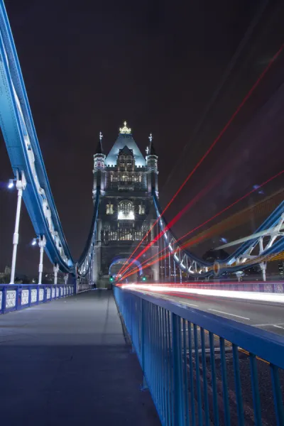 Tower Brigde light trails