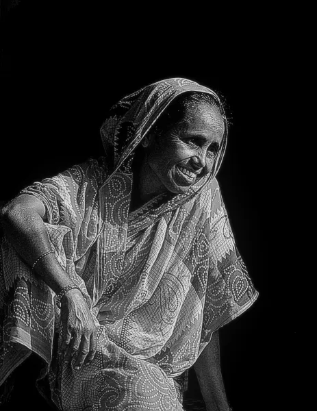 a smile from darkness