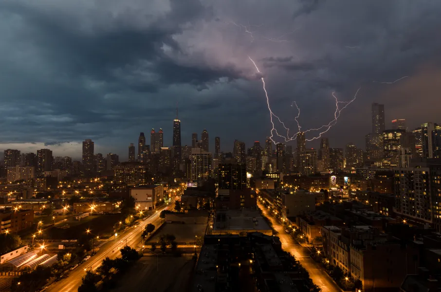 Storm over Chicago