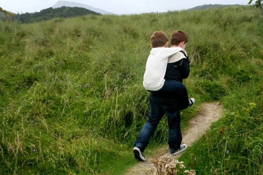 He aint heavy..Hes my bro