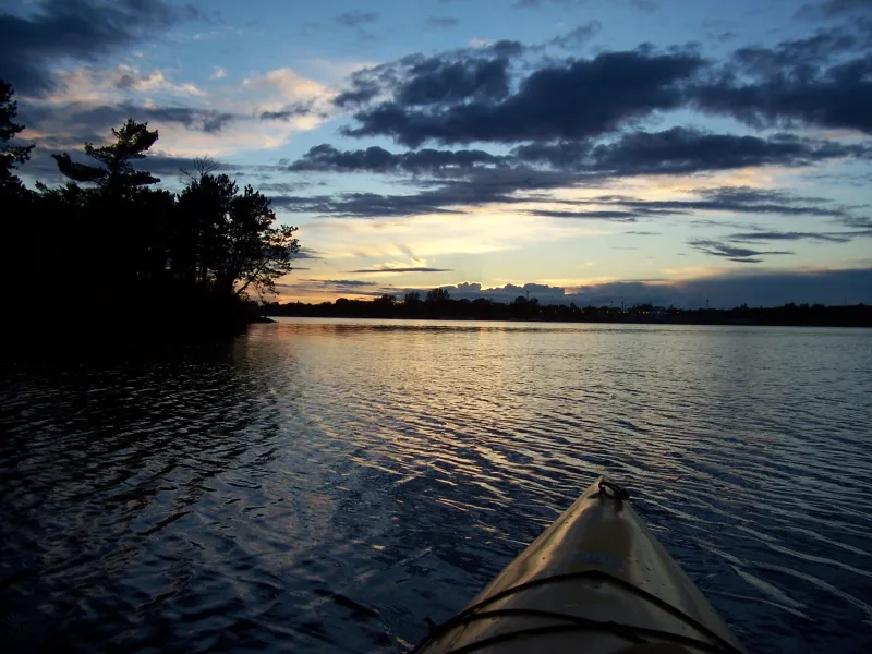 Kayaking on the Border