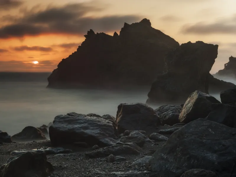 Sunset on Mussel Beach