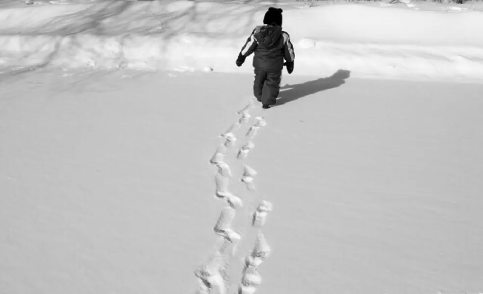 Footprints in the Snow