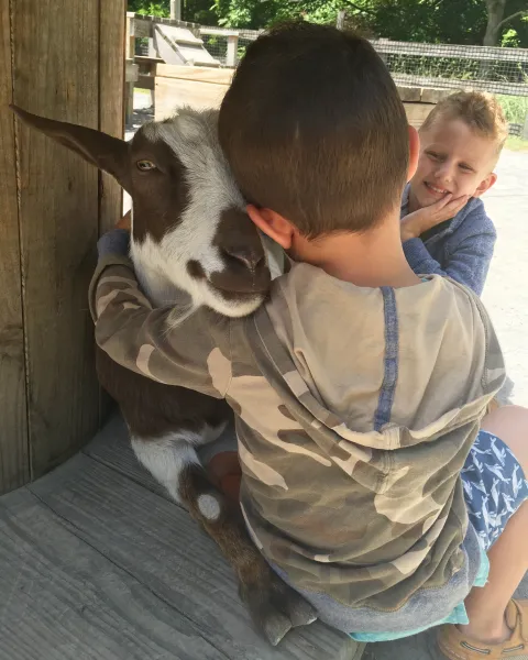 A Boy And His Goat