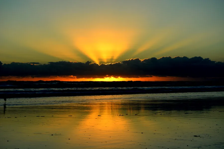 Hour Glass Shaped Sunrise