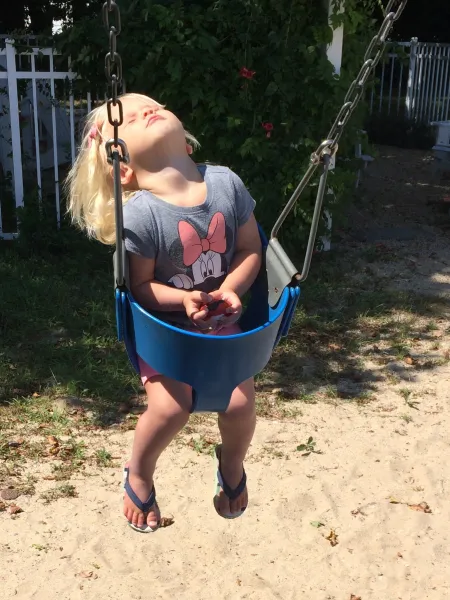 The joy of a swing