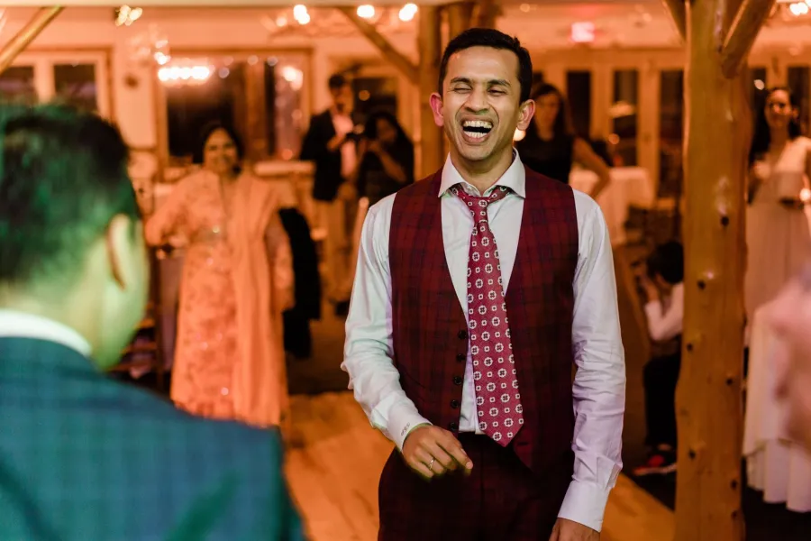 Dancing away on my Wedding day!