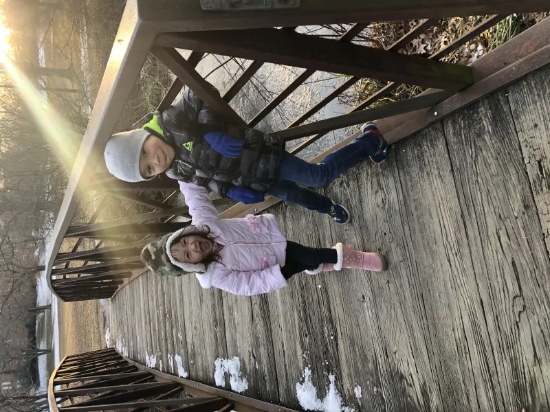 What I get when I tell my kids to smile.