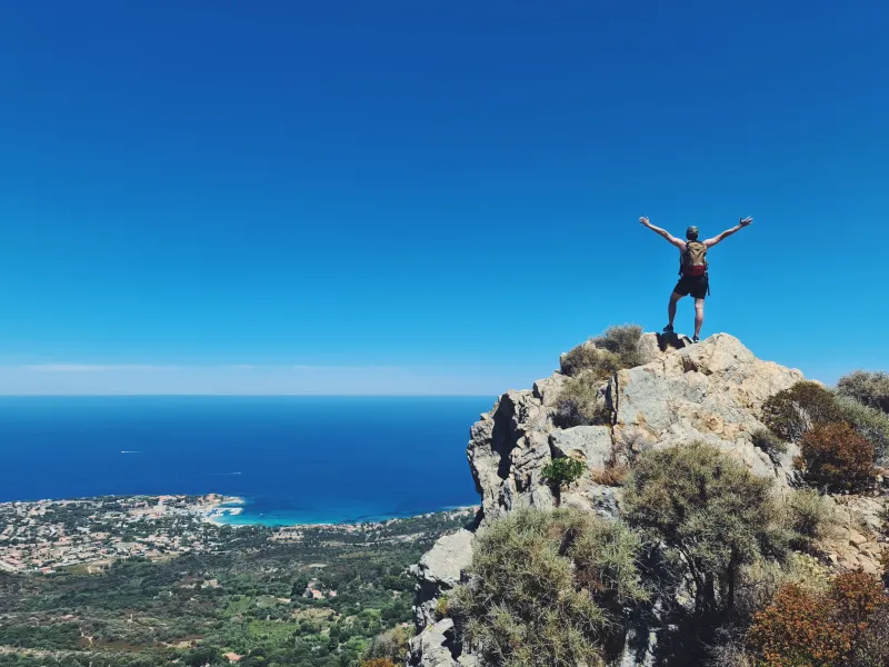 On the top of Corsica