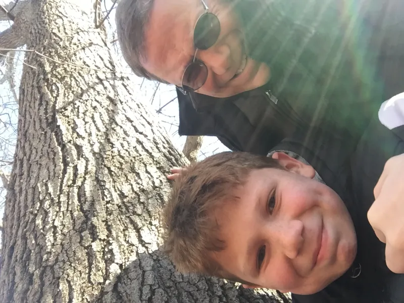 Teddy &amp; Daddy Geocaching Feb Rocky Pt 2020