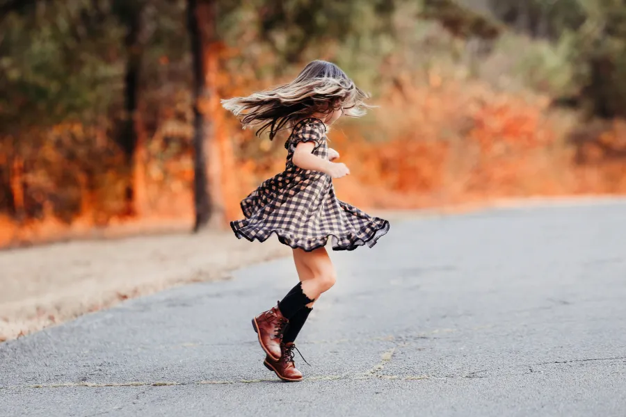 Twirling into autumn