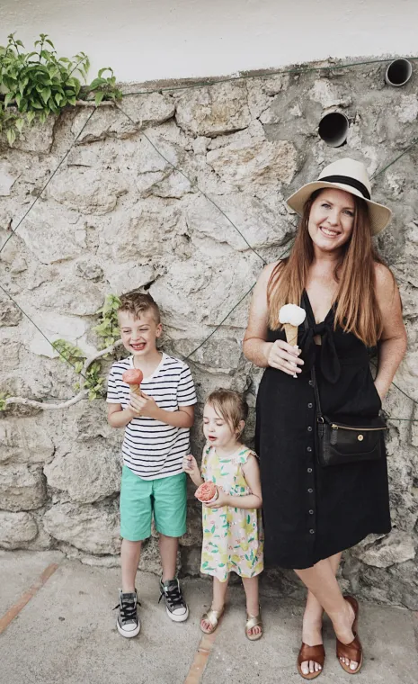 Gelato tastes like summer