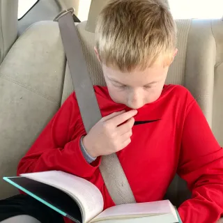 Dster With a Book