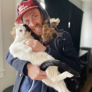 The cat that turned me into a cat person! 