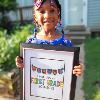 It's the first day of school and Ms. Autumn is serving face